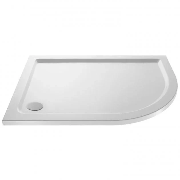 1200 x 900mm Offset Quadrant Stone Easy Plumb Shower Tray - Image 3