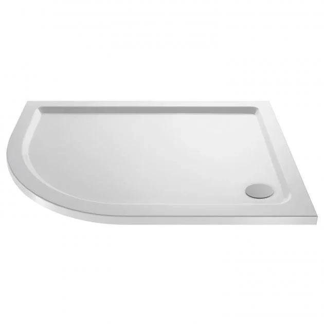1200 x 900mm Offset Quadrant Stone Easy Plumb Shower Tray - Image 4