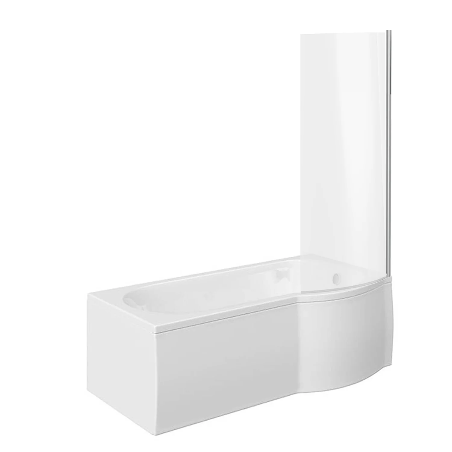 1700 P-Shaped Bath with Bath Screen and Front Panel - Image 3