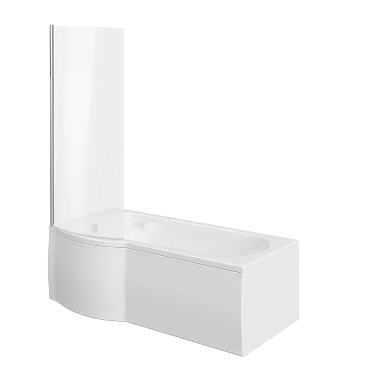1700 P-Shaped Bath with Bath Screen and Front Panel - Image 4