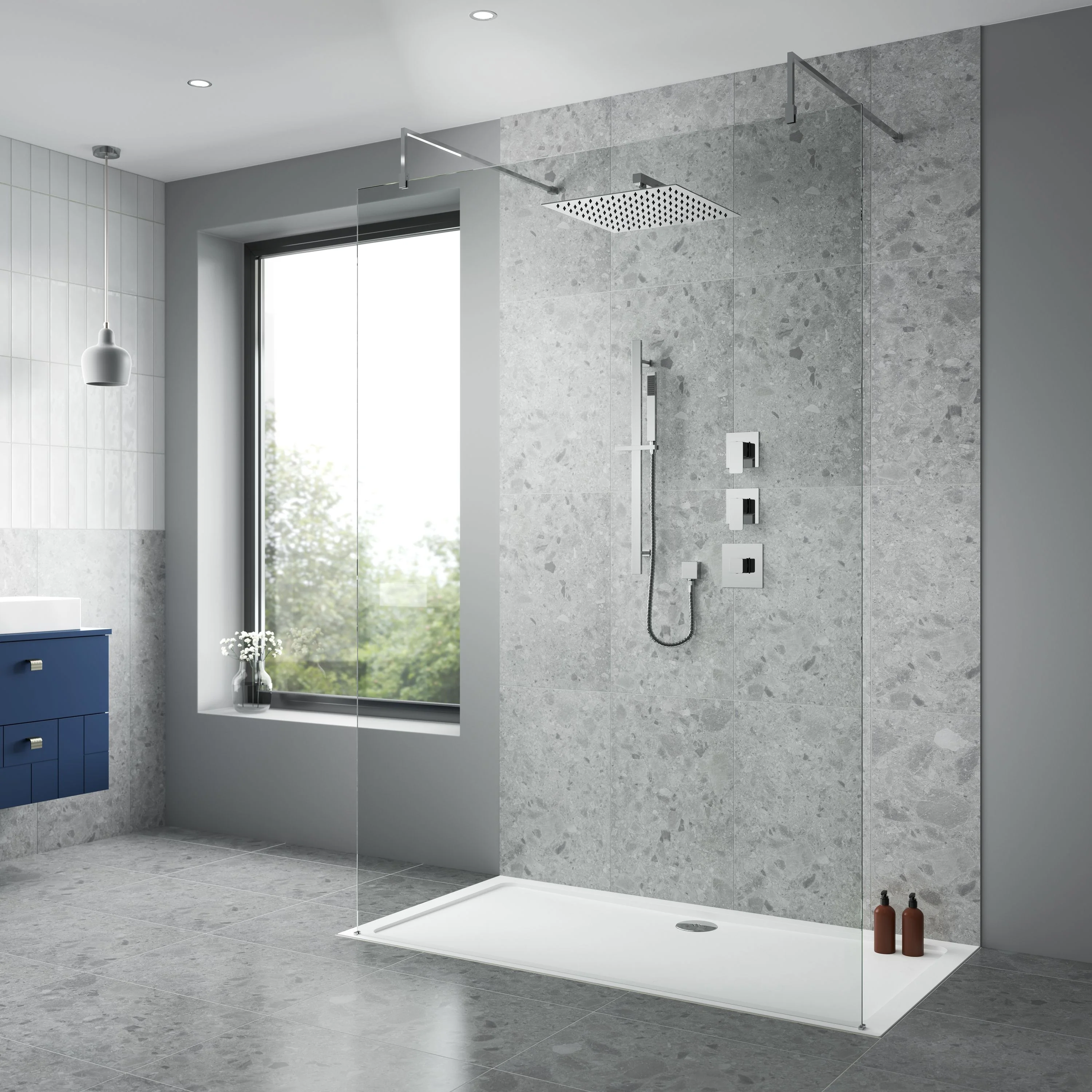 2 Outlet Windon Bundle With Stop Tap & Diverter - Chrome - Image 5