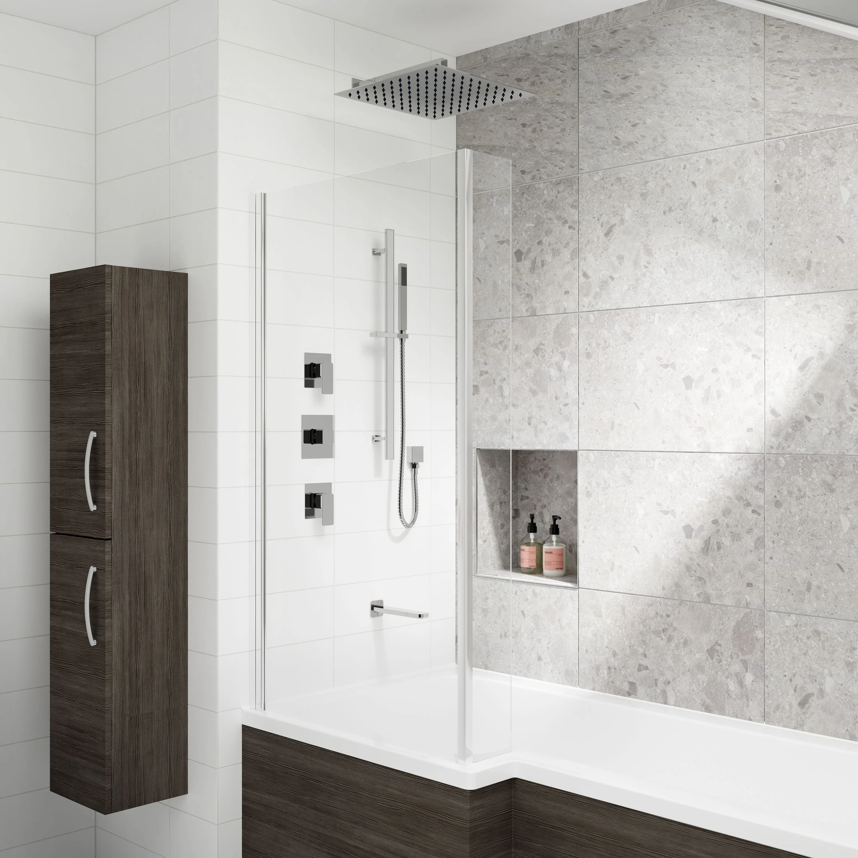 3 Outlet Windon Bundle With Stop Tap & Diverter - Chrome - Image 5