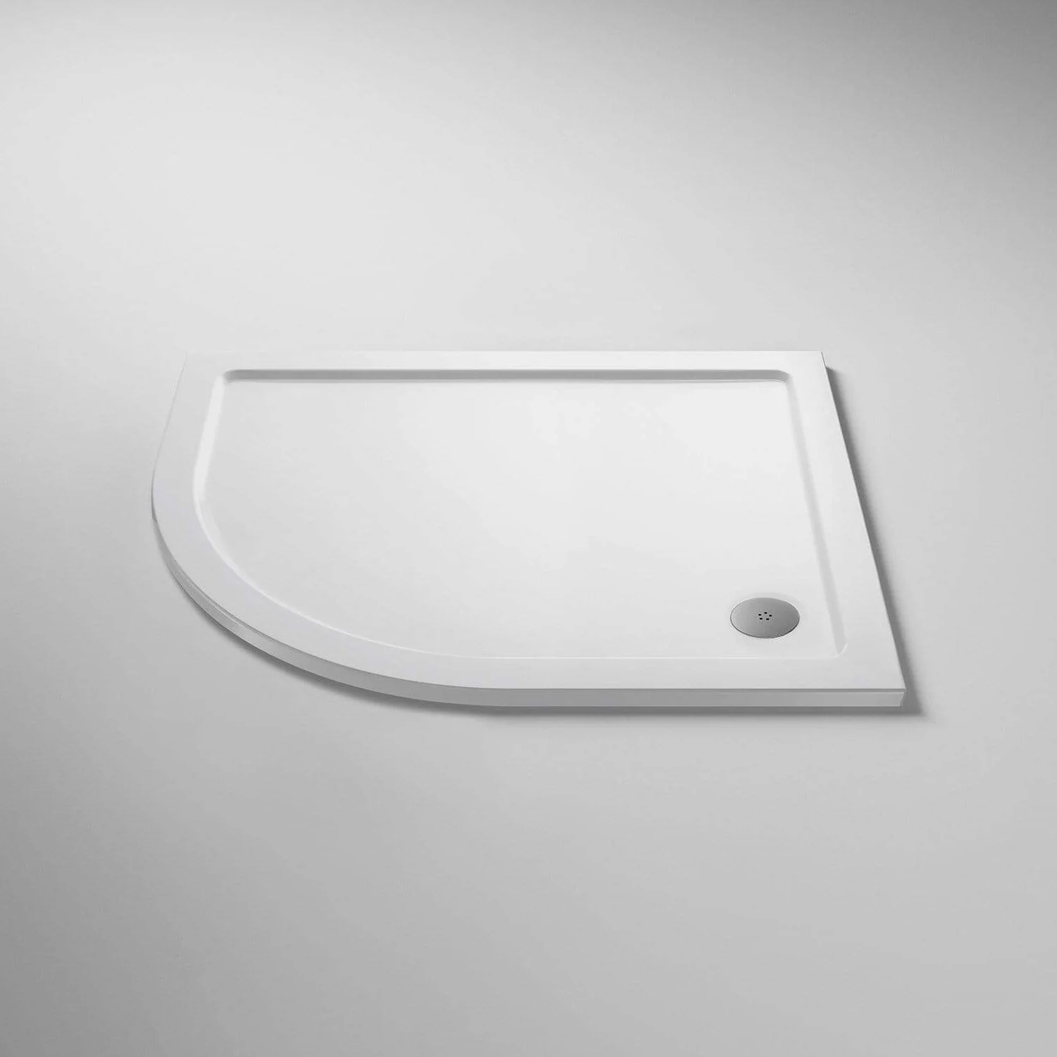 900 x 760 Left Hand Offset Quadrant Stone Shower Tray