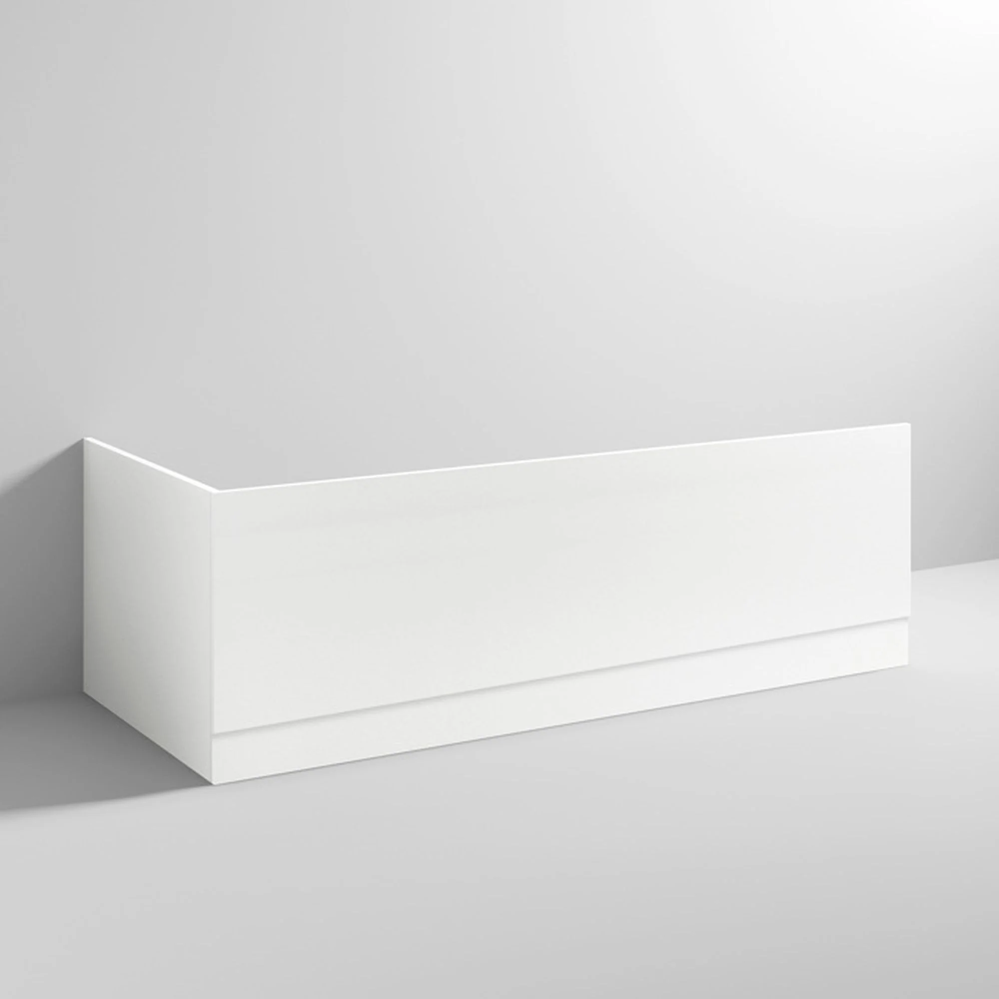 Nuie Acrylic End Panel (700mm) - Gloss White - Image 3