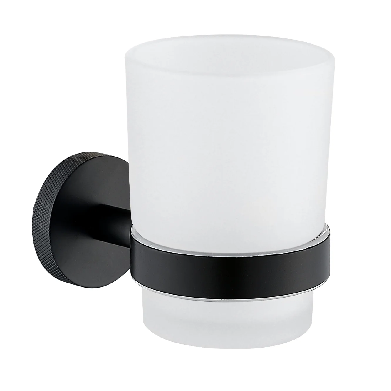 SDG Toothbrush Holder & Cup - Matt Black