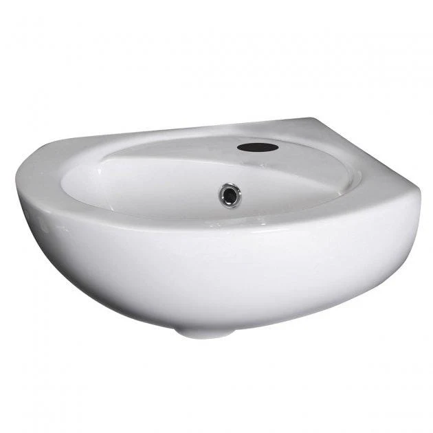 Alpha Close Coupled Toilet with Melbourne Corner Cloakroom Basin - Image 3