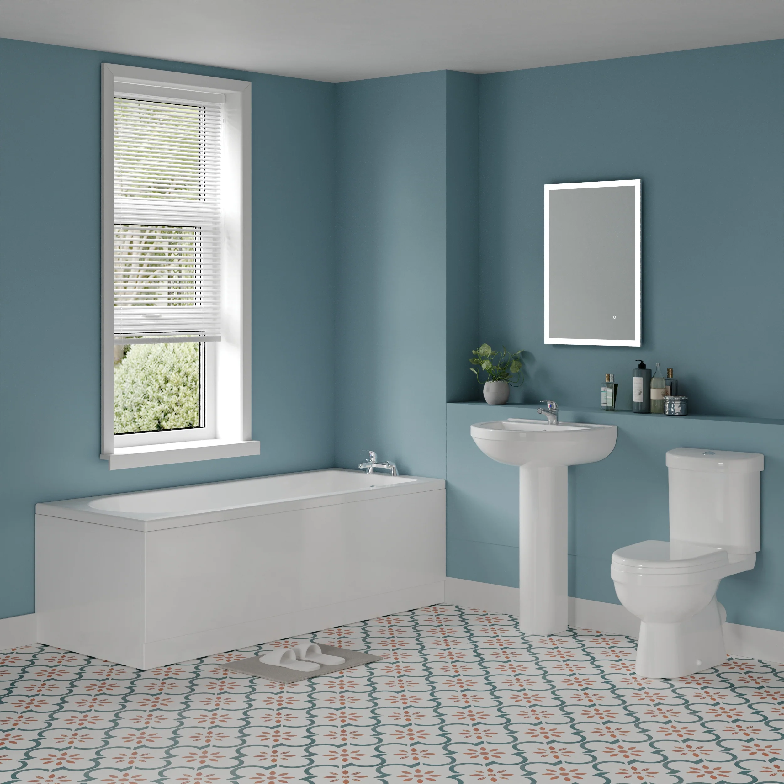 Alpha Complete Bathroom Suite 1700 x 700 - Various Options