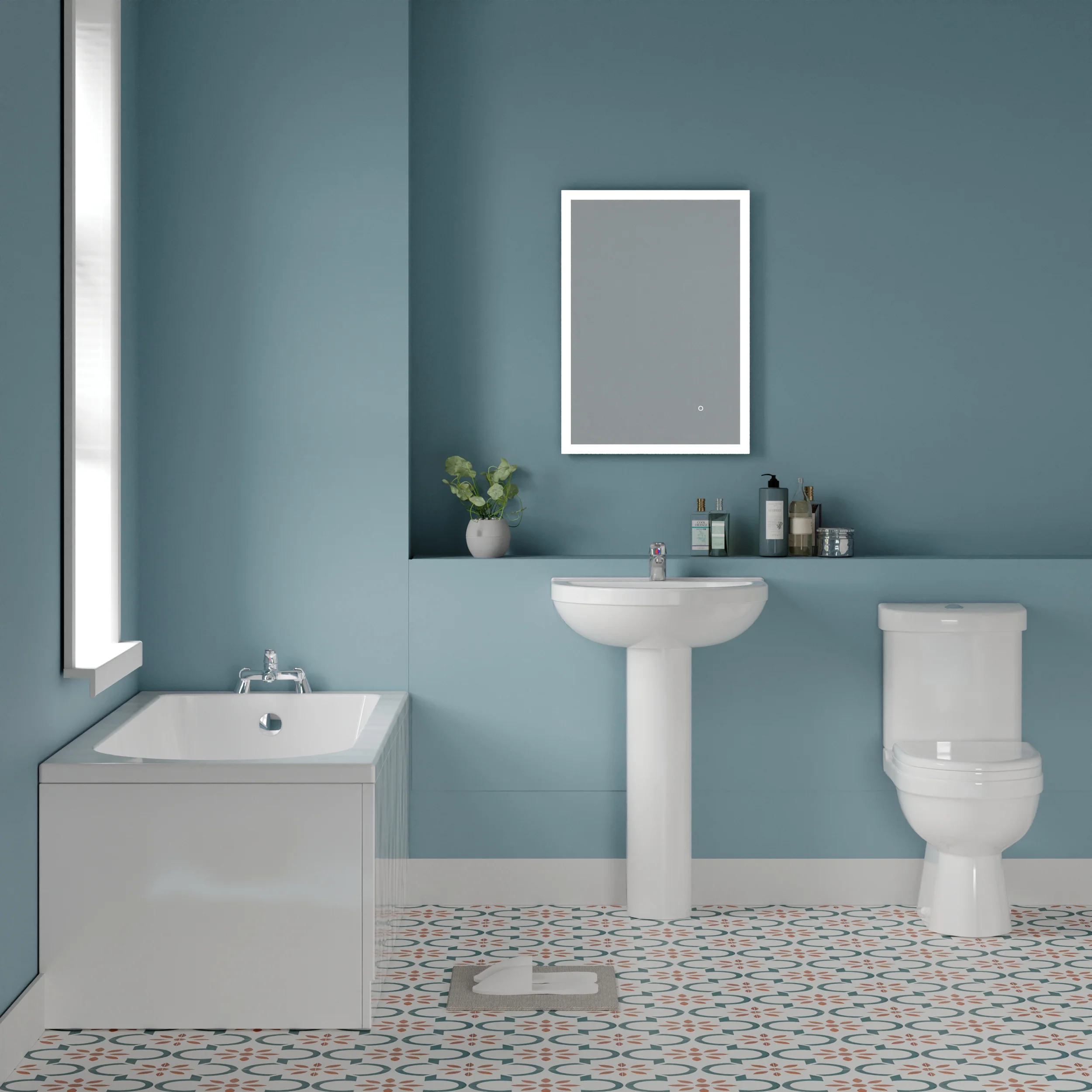 Alpha Complete Bathroom Suite 1700 x 700 - Various Options - Image 9
