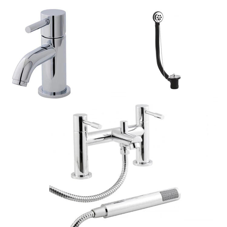 Alpha Complete P-Shape Bathroom Suite - 1500 available with Various Options - Image 8