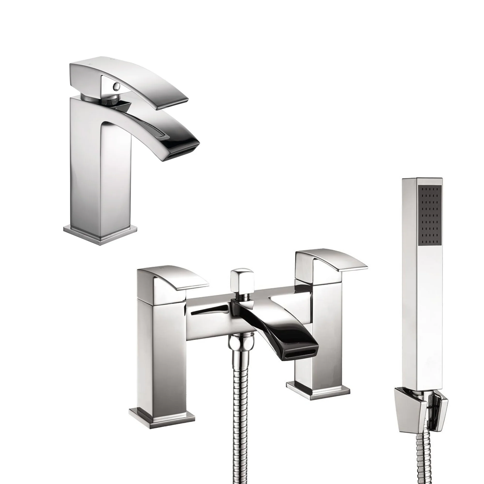 Finesse Basin Mono and Bath Shower Mixer Tap Pack