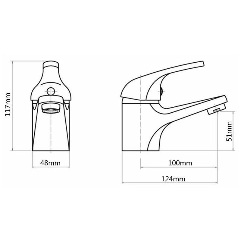 Alpha Basin Mono Tap including Waste - Image 3