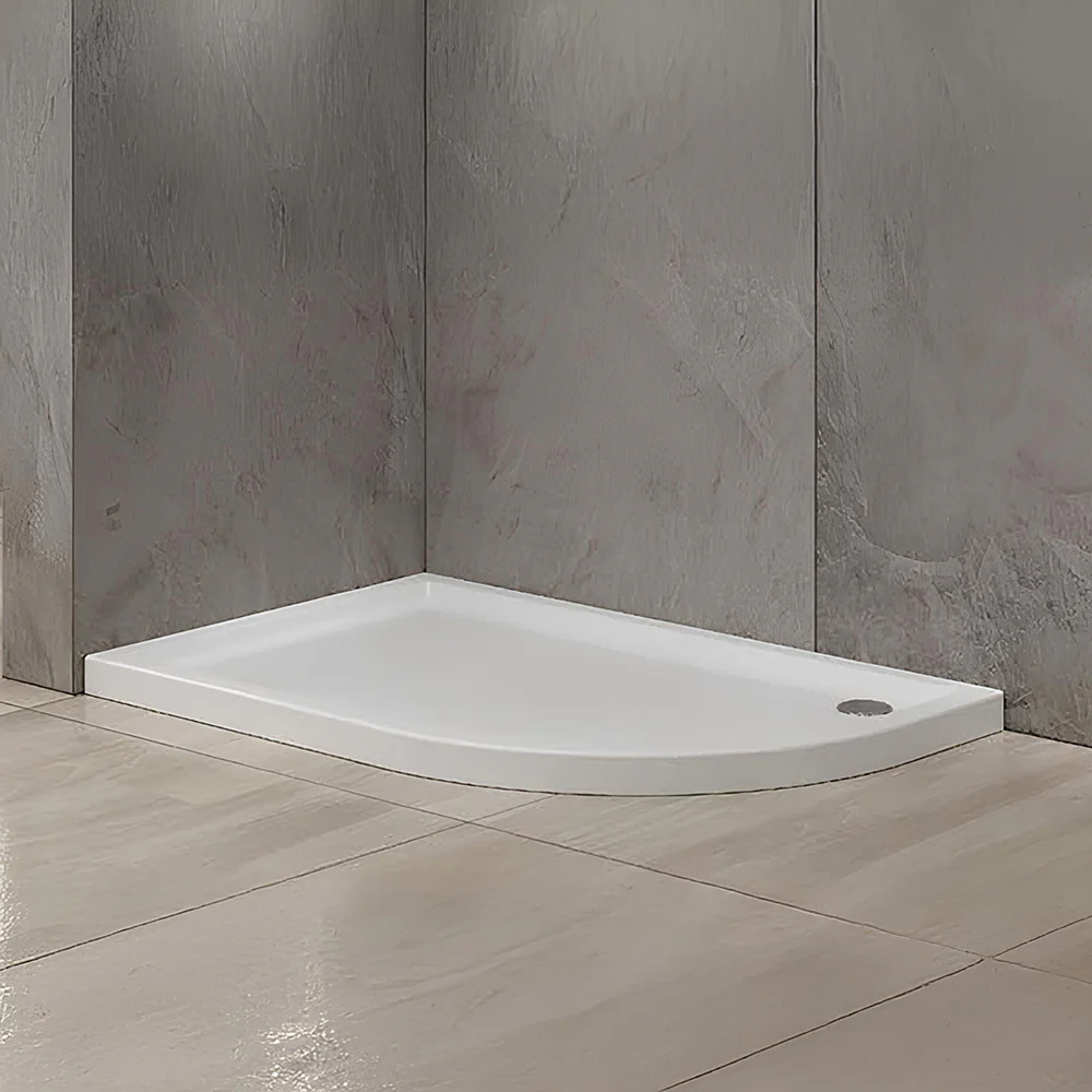 SDG Durestone Quadrant Shower Trays with Corner Waste - Image 3