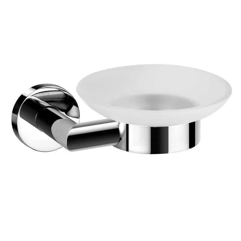 DesignCo Sanctity Frosted Glass Soap Dish