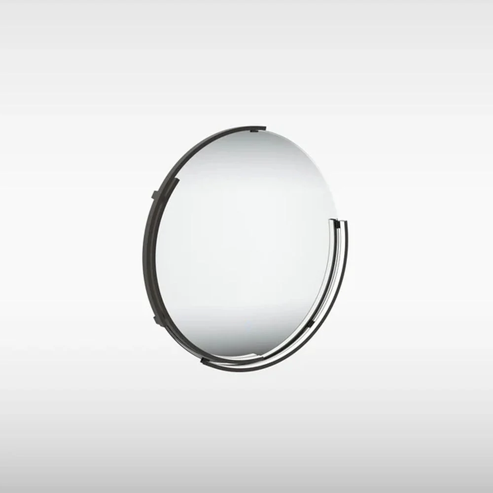 Aspect Curve TrioTone® Floating edge LED Illuminated Frame Mirror - 600 x 600 - Black - Image 2