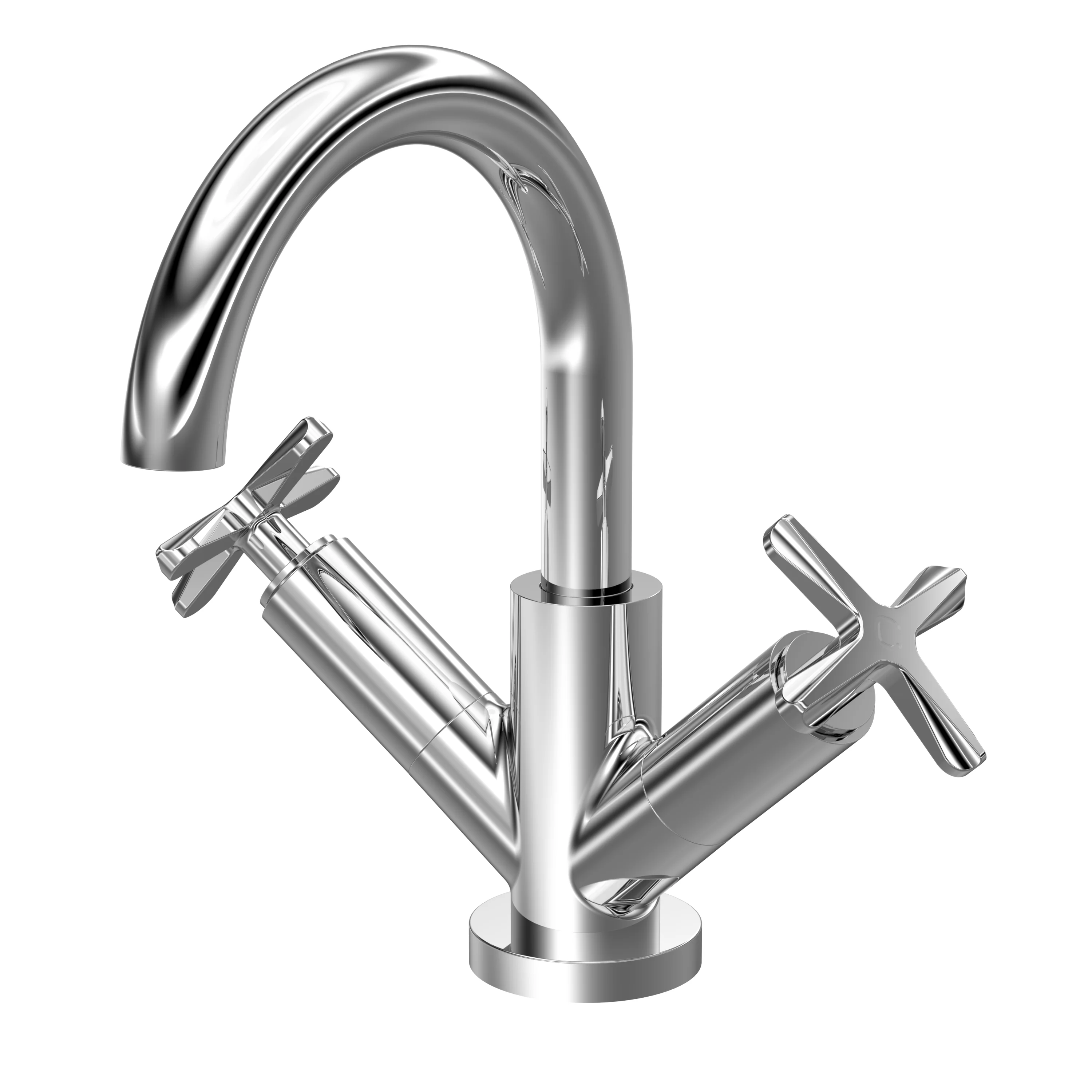 Aztec Mono Basin Mixer - Chrome - Image 2
