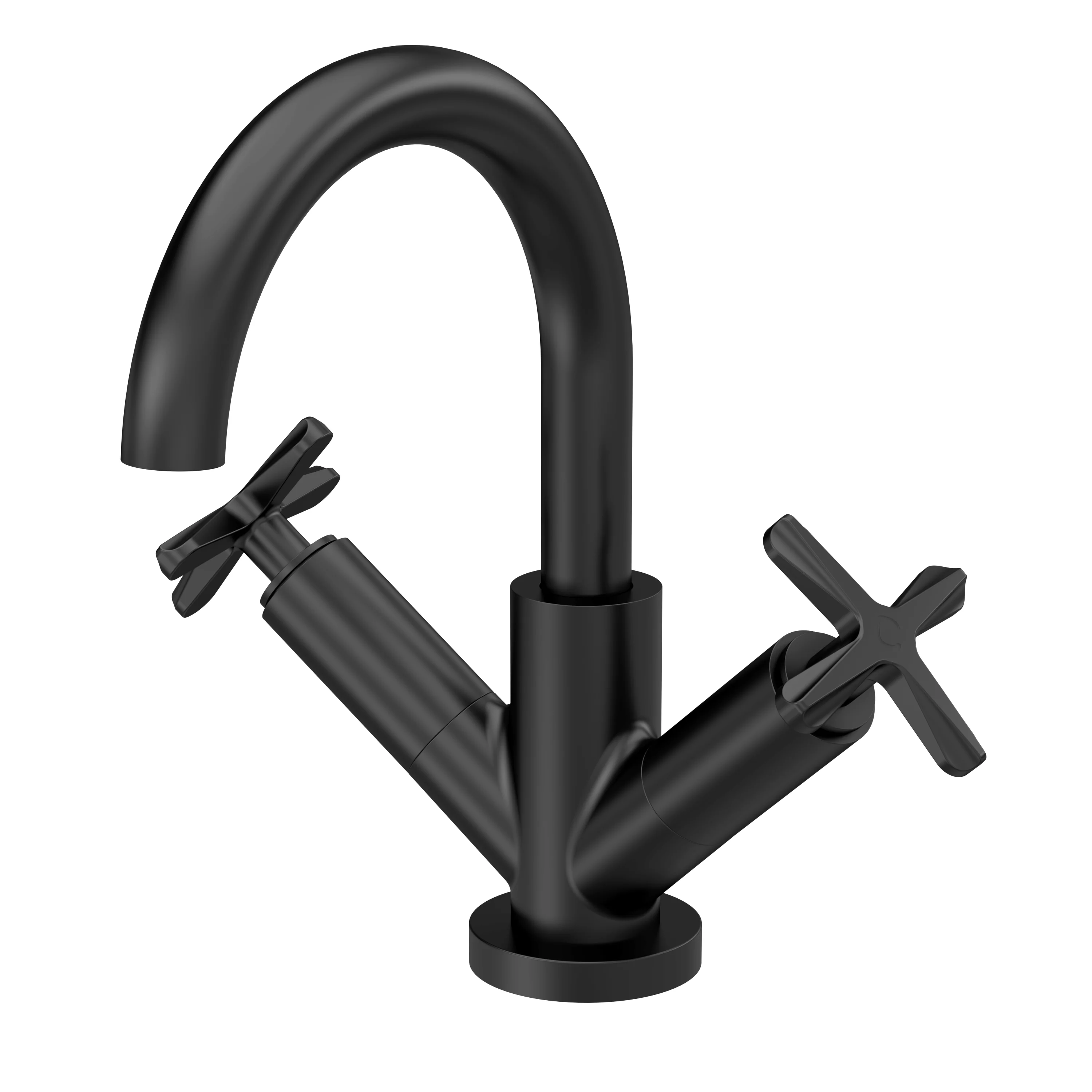 Aztec Mono Basin Mixer - Matt Black - Image 3
