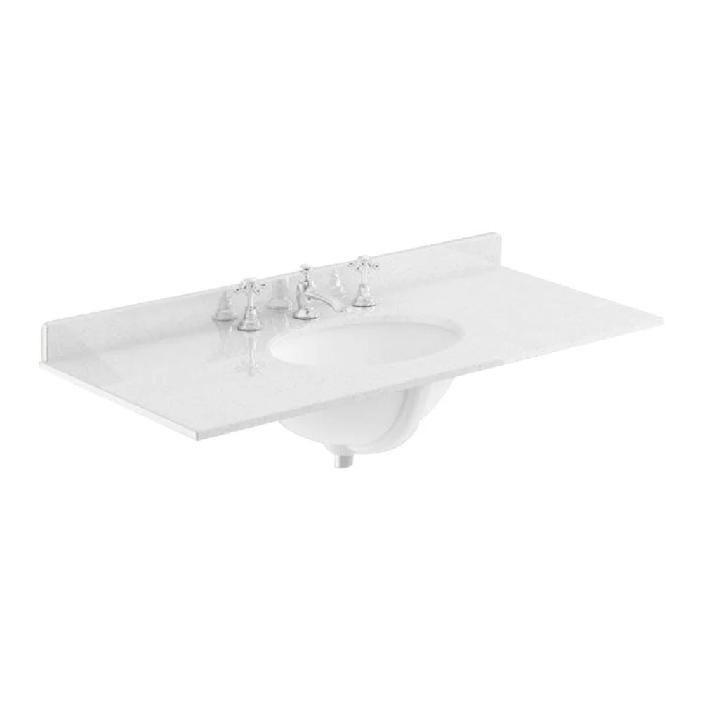 Bayswater 1000mm 2-Door Floor Standing Basin Cabinet - Plummett Grey - Image 11