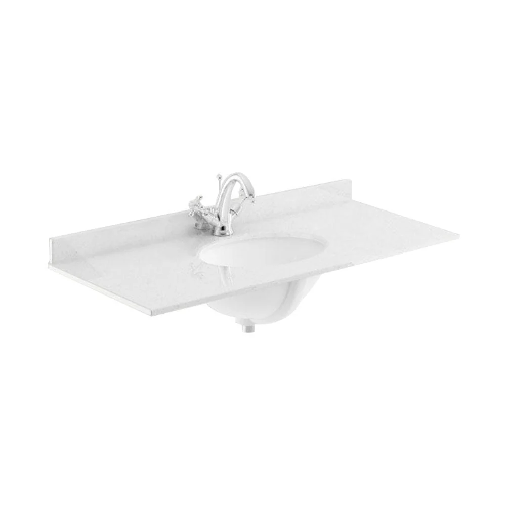 Bayswater 1000mm 2-Door Floor Standing Basin Cabinet - Plummett Grey - Image 8