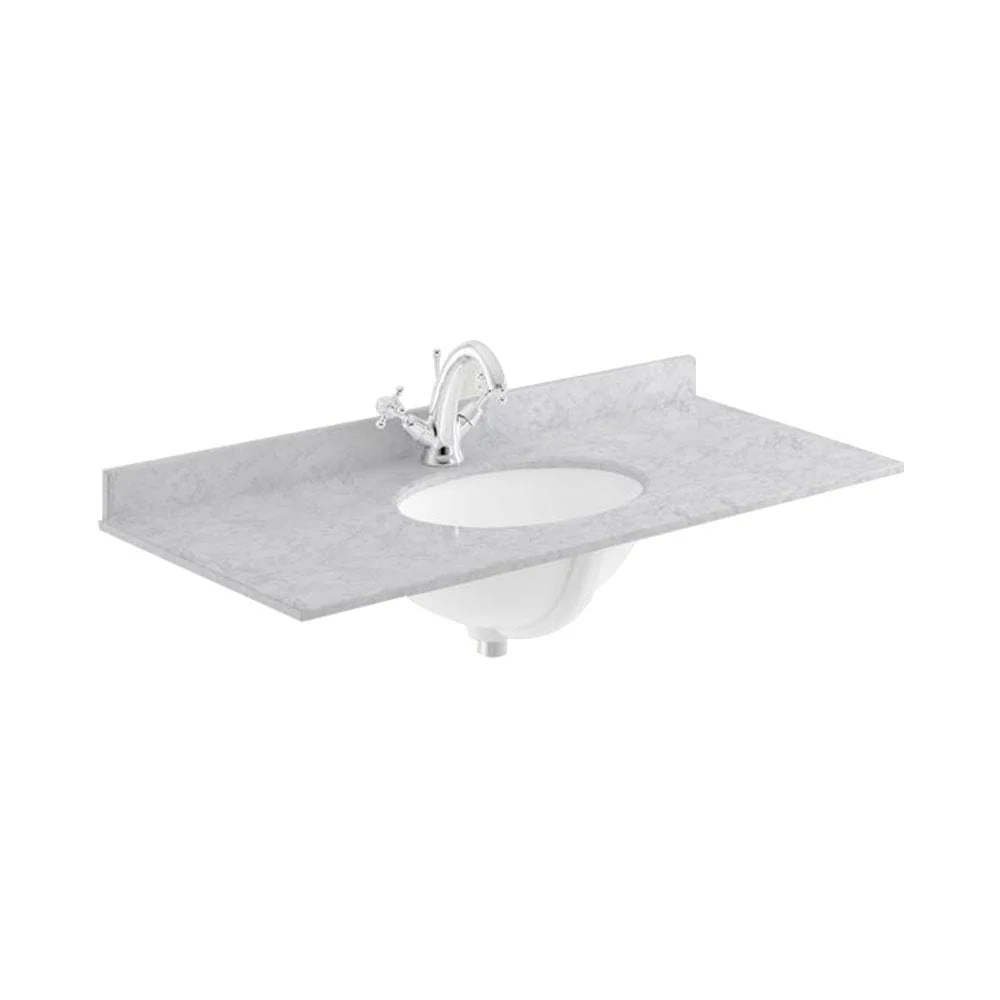 Bayswater 1000mm 2-Door Floor Standing Basin Cabinet - Pointing White - Image 9