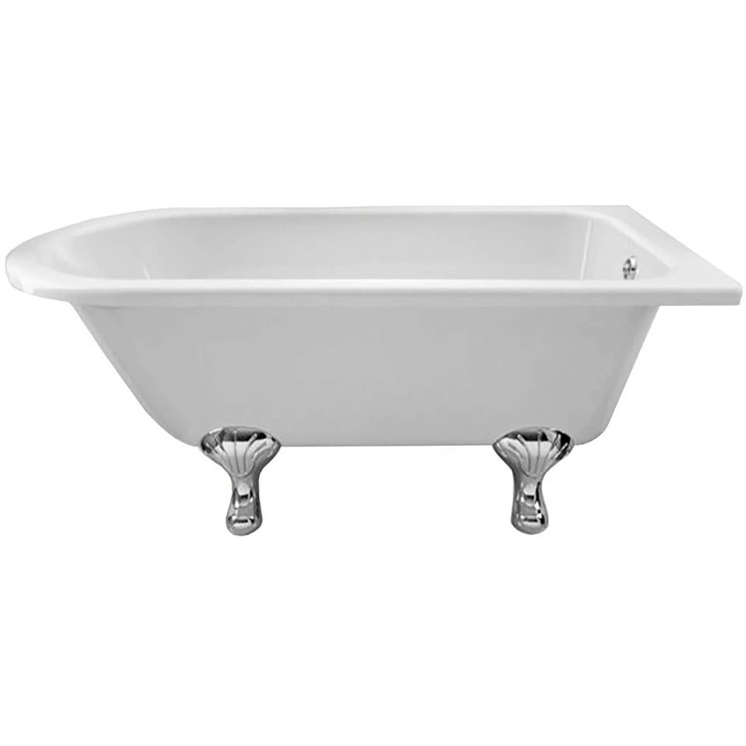Bayswater 1500mm Single Ended Freestanding Shower Bath with Screen - Image 2