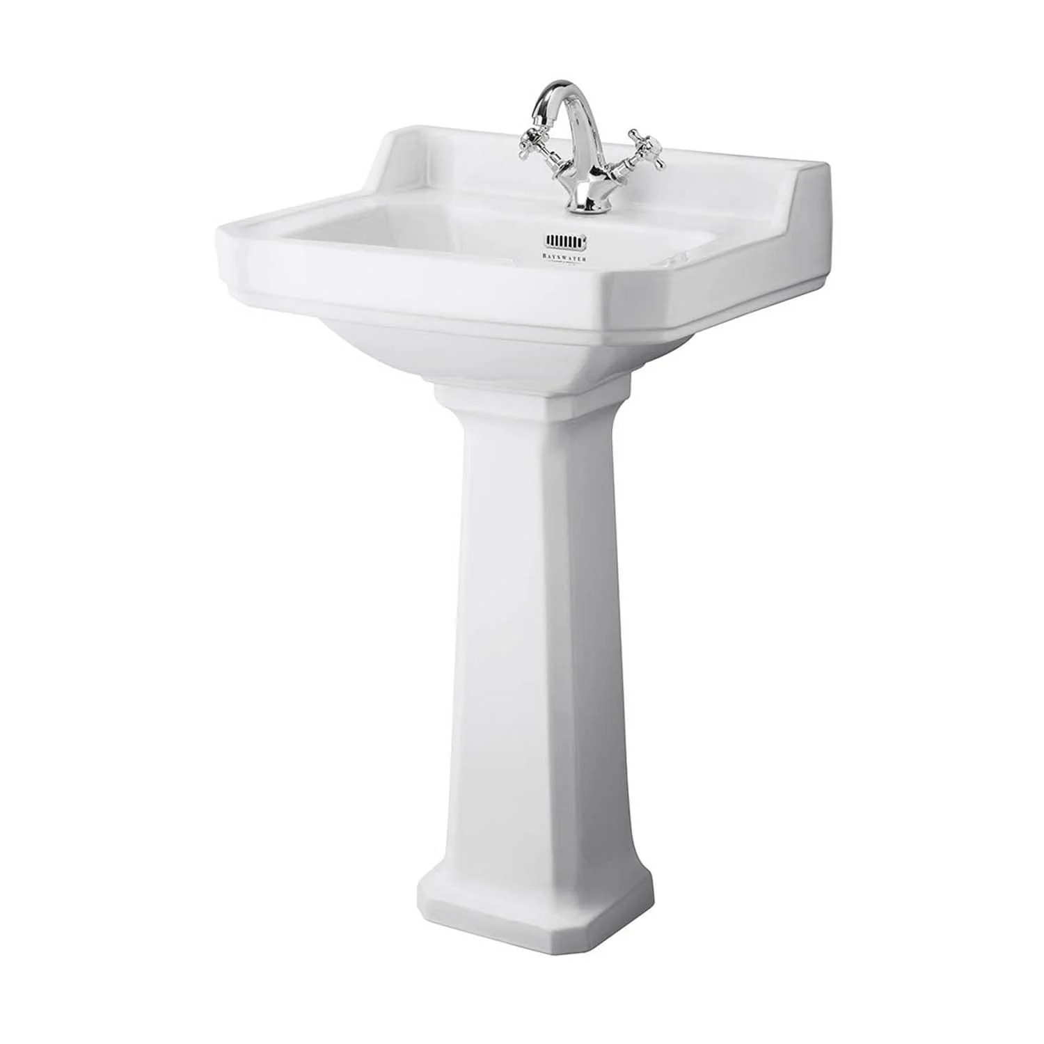 Bayswater Fitzroy 1TH 560mm Basin & Pedestal