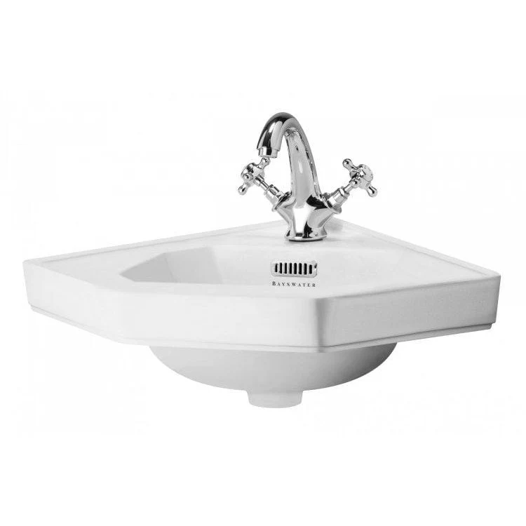 Bayswater Traditional Corner Basin Unit - Plummett Grey - Image 2