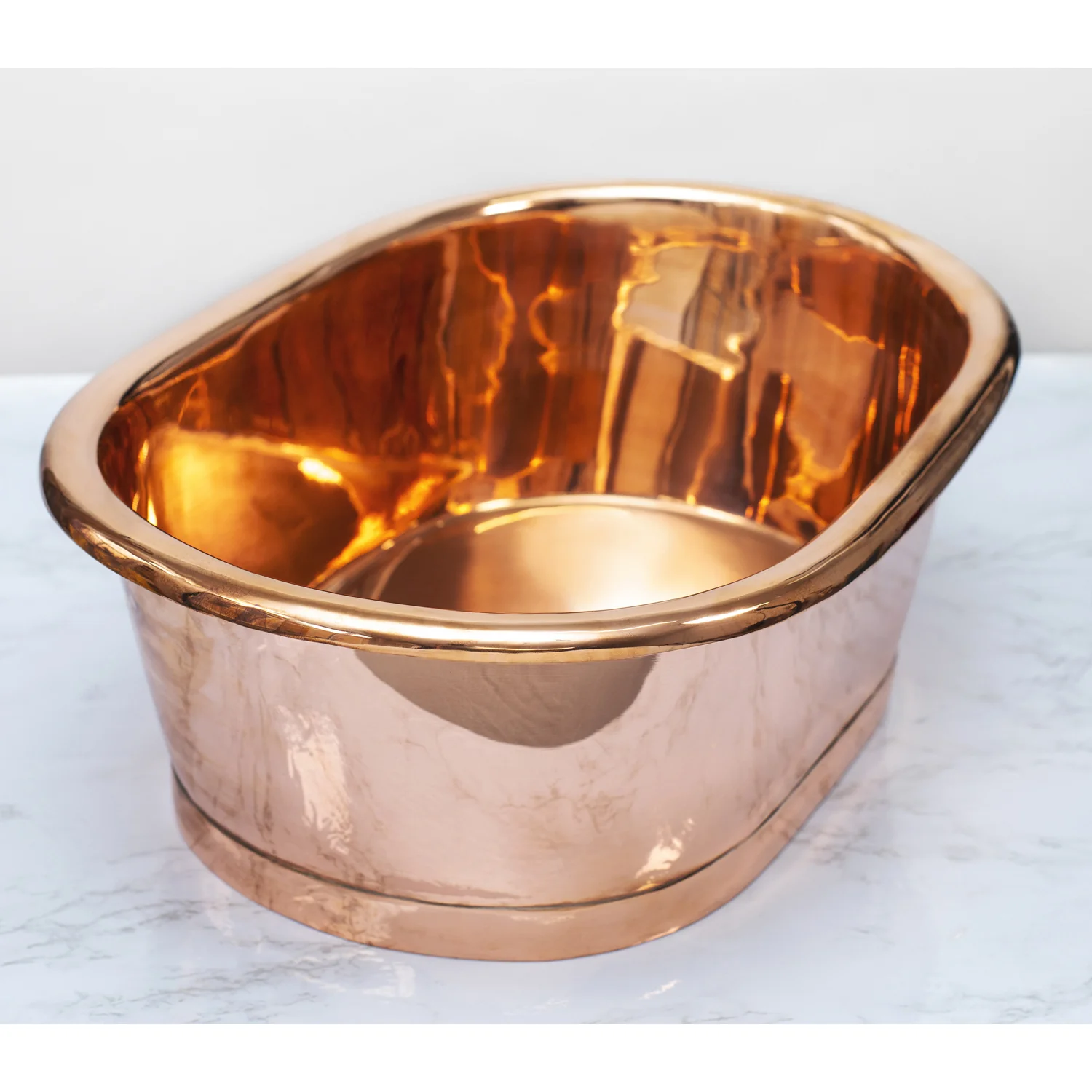 BC Designs Countertop Basin 530 x 345mm - Copper - Image 3