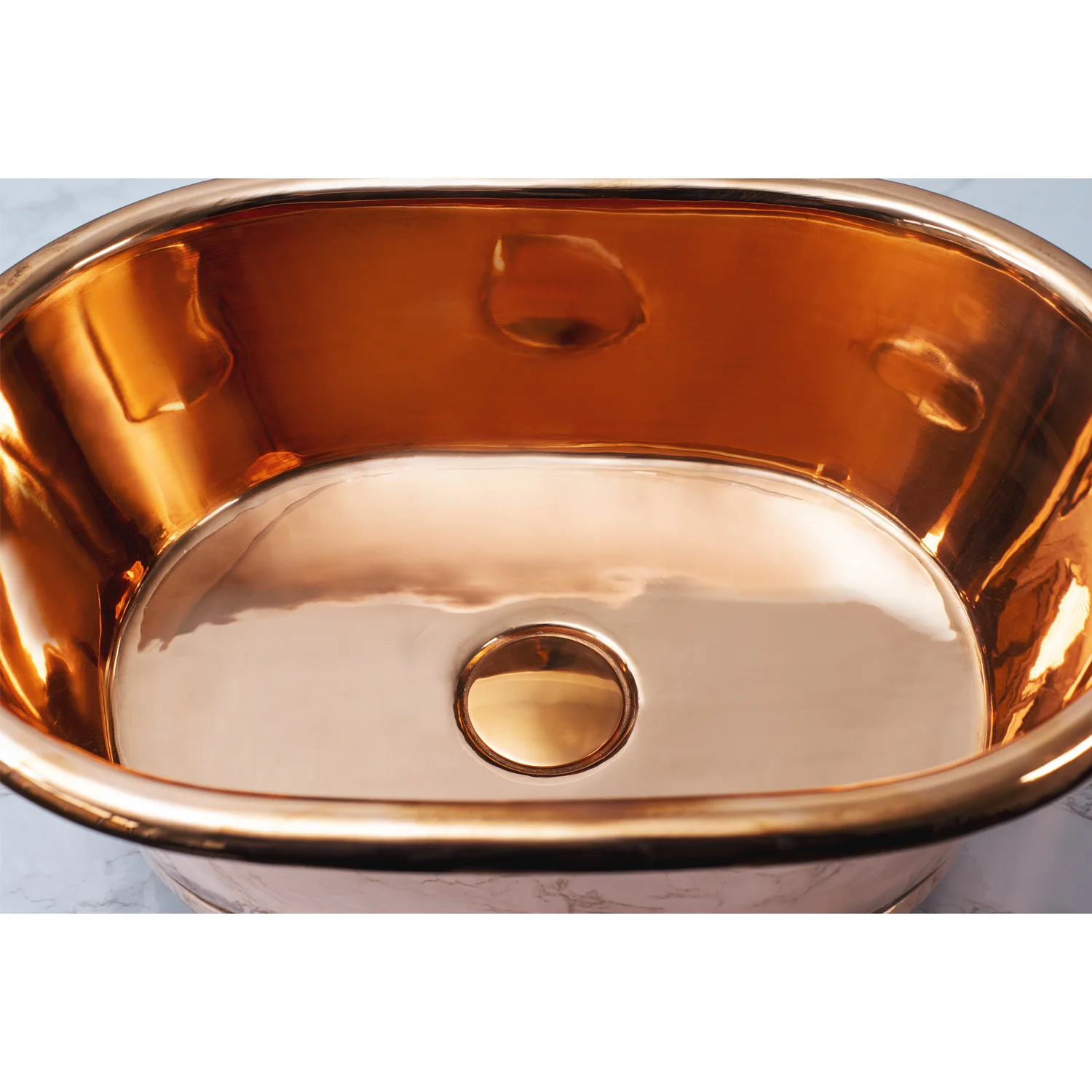 BC Designs Countertop Basin 530 x 345mm - Copper - Image 4