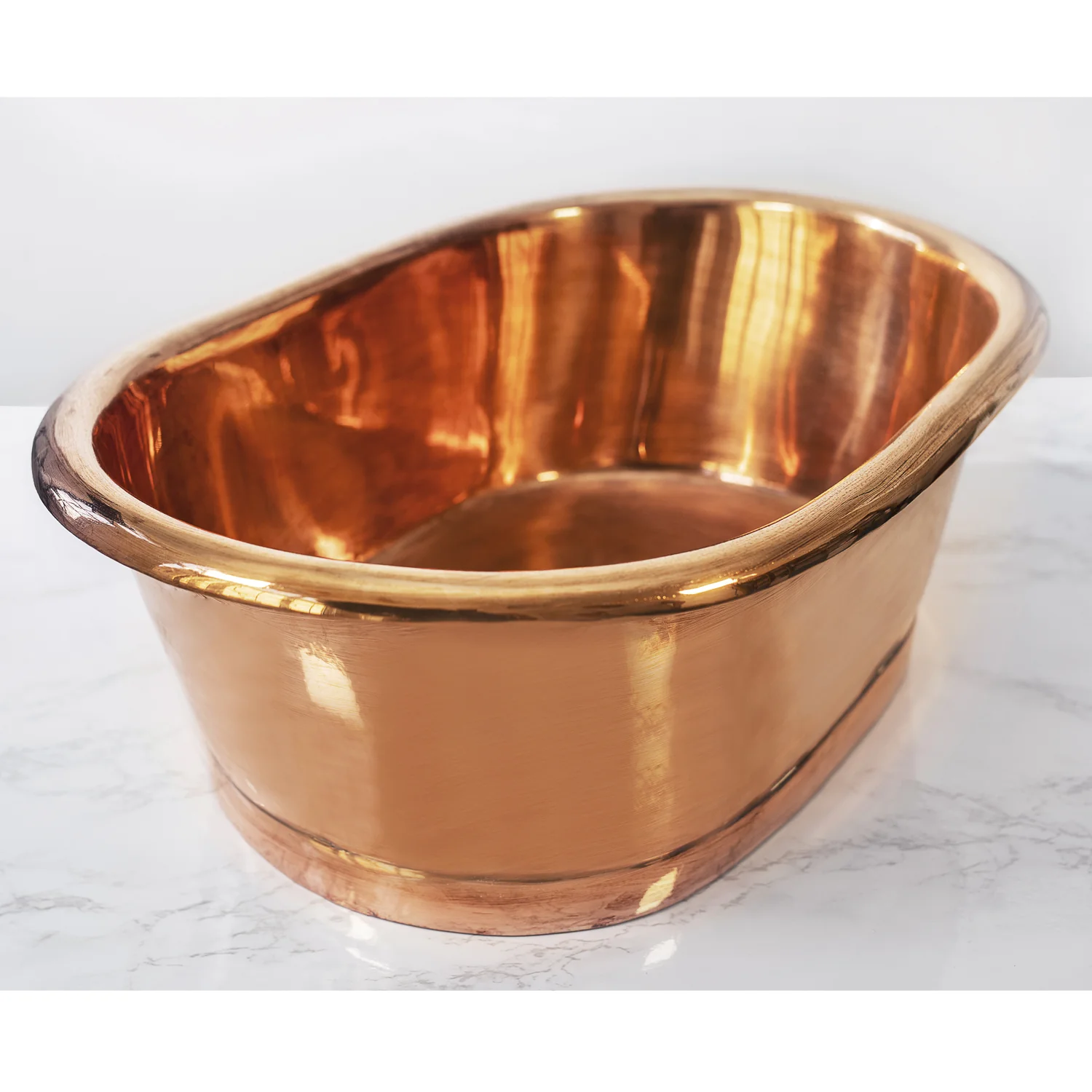 BC Designs Countertop Basin 530 x 345mm - Copper - Image 5