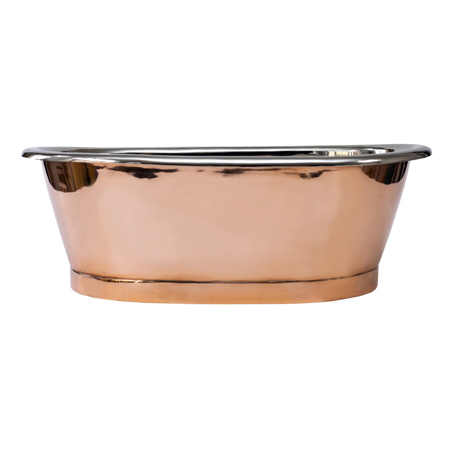 BC Designs Countertop Basin 530 x 345mm - Copper/ Nickel - Image 2
