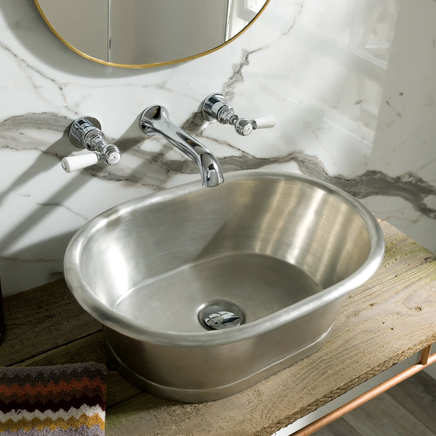 BC Designs Countertop Basin 530 x 345mm - Tin