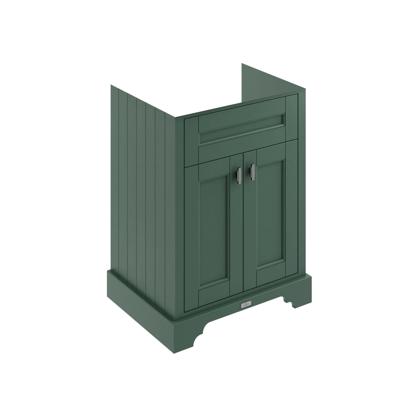Bayswater Victrion 2-Door Vanity Unit 600mm Wide - Forest Green (Excluding Basin)