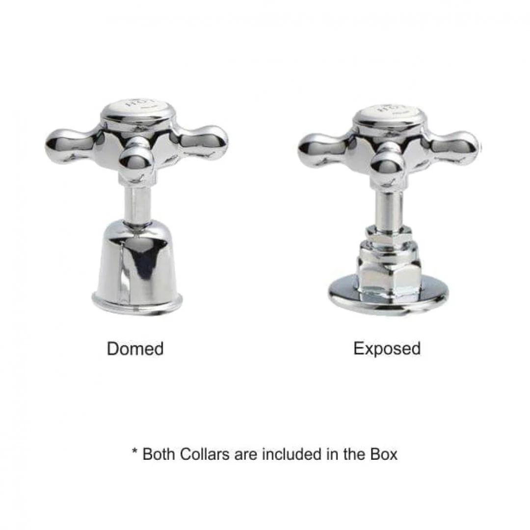 BC Designs Victrion Wall Mounted Lever Bath Shower Mixer - Brushed Gold - Image 3