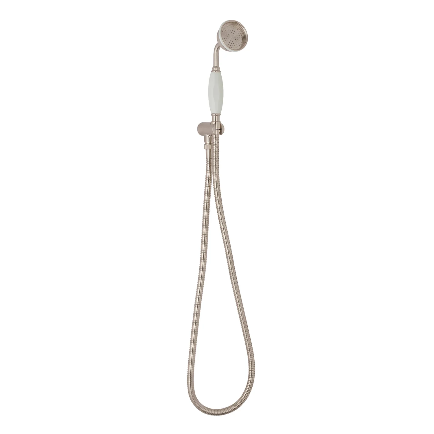 BC Designs Victrion Traditional Hand Shower Set and Wall Outlet - Brushed Nickel