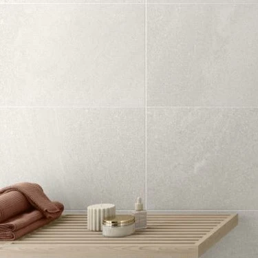 Biddick White Rectangle Tile - Image 2