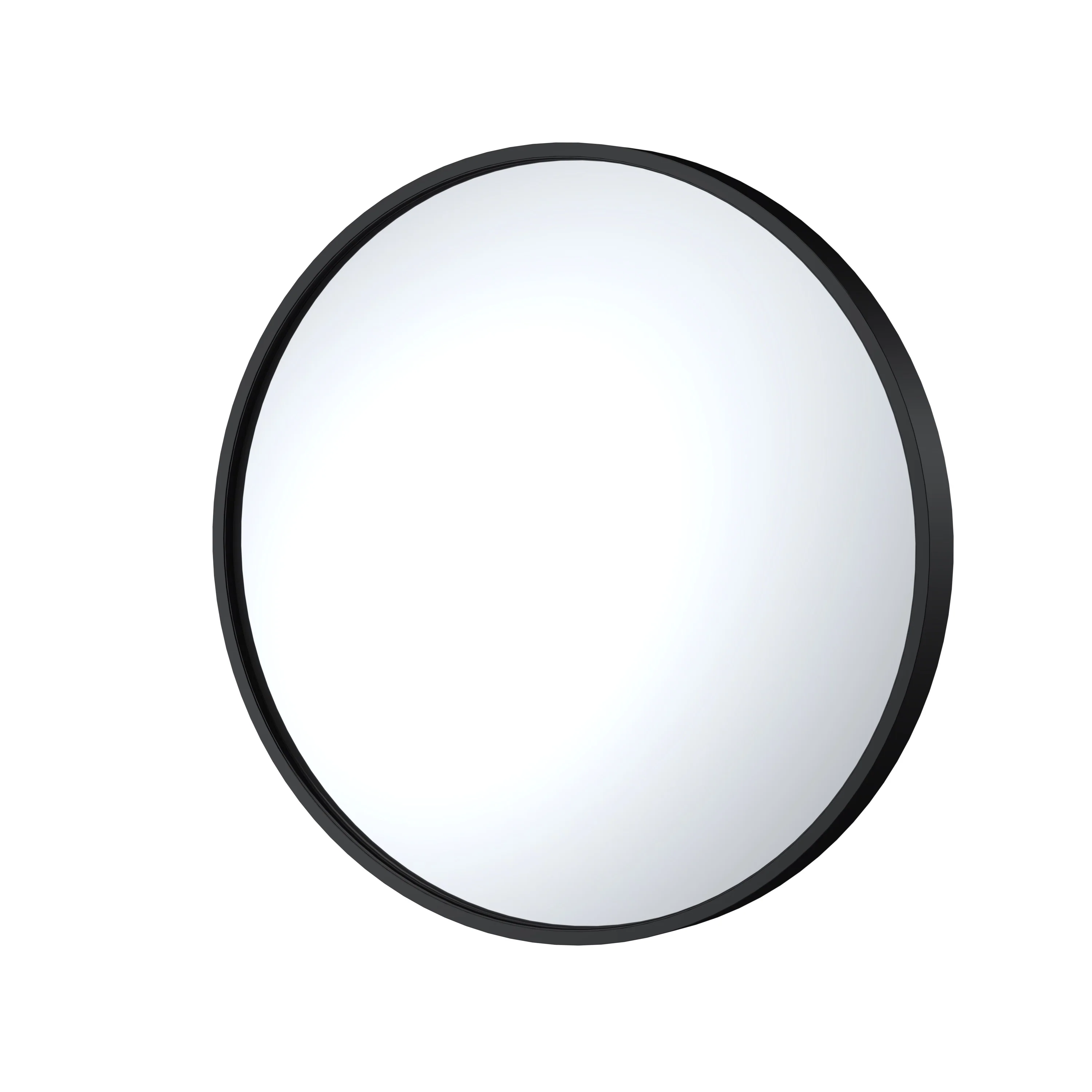 Black Frame Recessed Mirror - 800mm