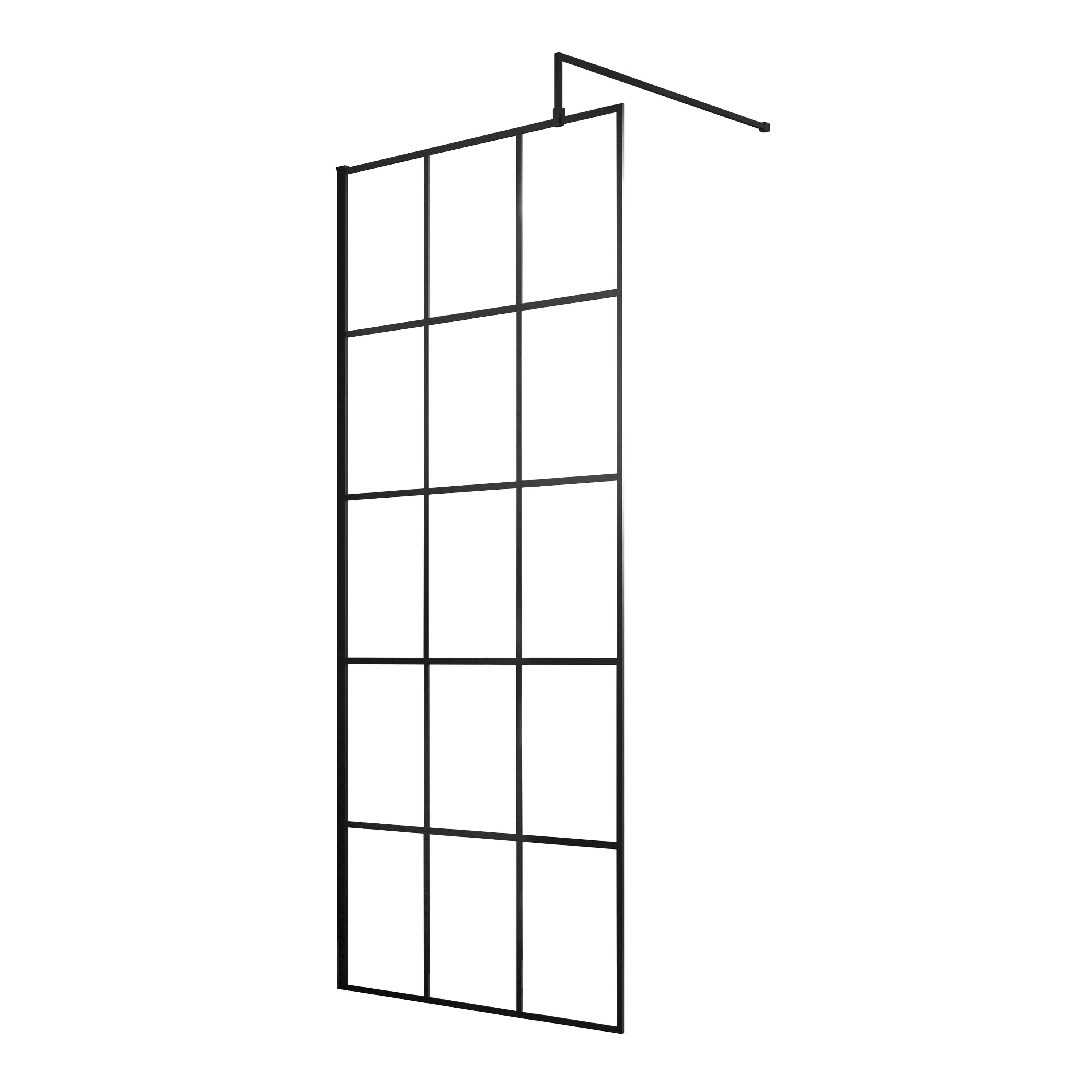 Black Framed Enclosure with Stone Shower Tray - Various Sizes Available - Image 11