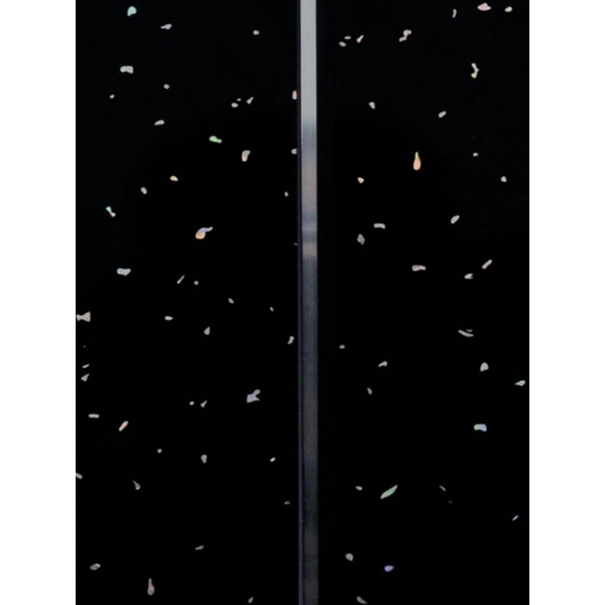 SDG Ceiling Panel 2700 x 250 x 9.5mm (Pack of 5) - Black Sparkle and Chrome