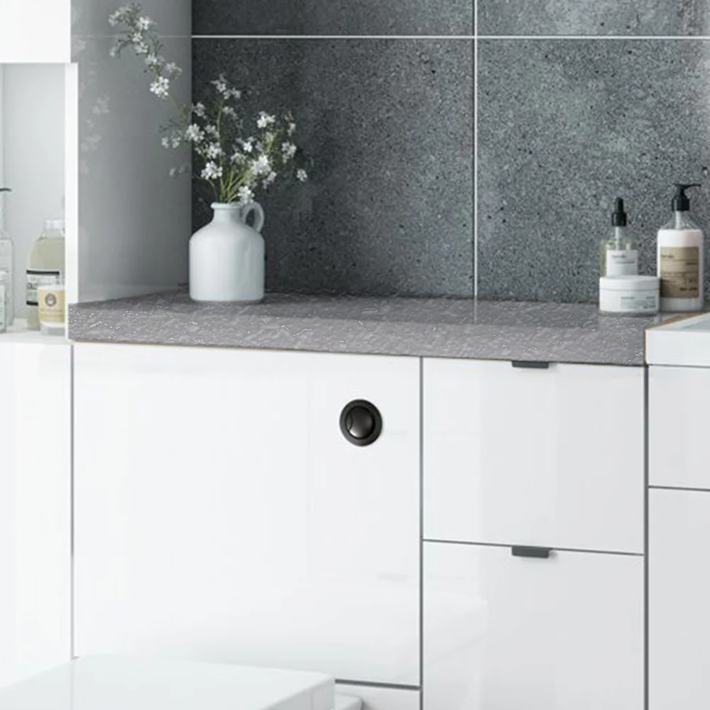 Blend 1000 x 365mm Full Depth Work Top - Concrete Grey - Image 2