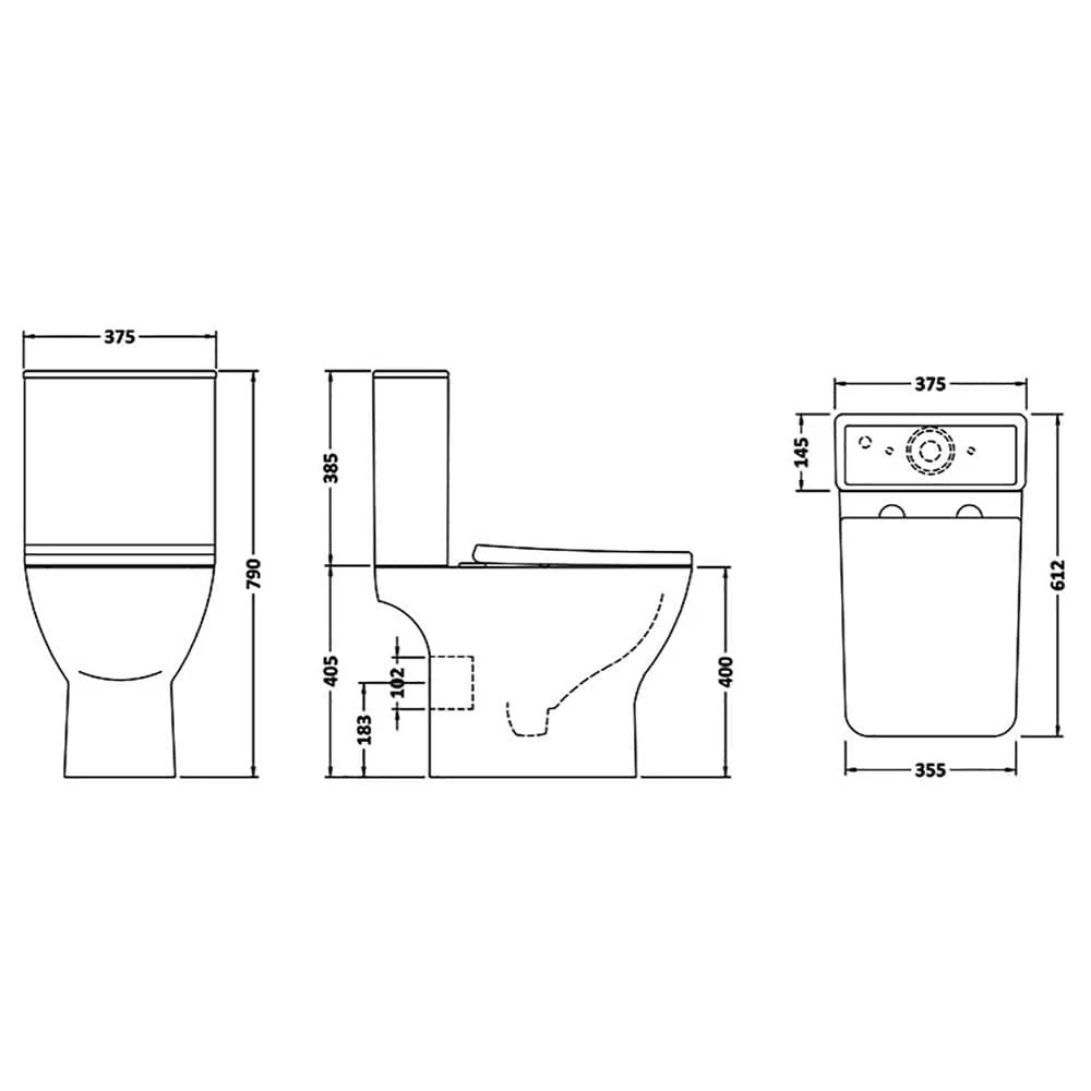 Brava Vanity Complete Shower Bathroom Suite - Image 13