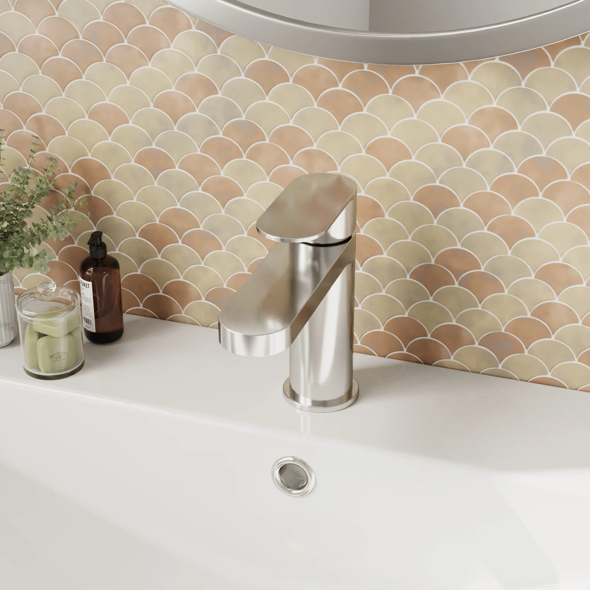Brayden - Chrome Mono Basin Mixer Inc P/B Waste and Bath Filler - Image 3