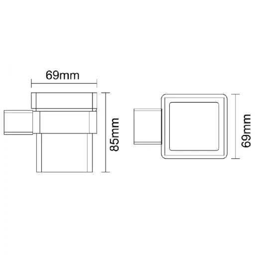 Brushed Brass Tumbler Holder - Image 4