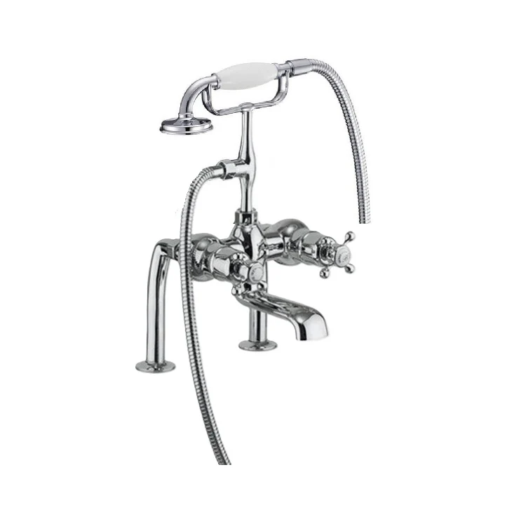 Burlington Tay Thermostatic Bath Shower Mixer c/w Hose & Handset
