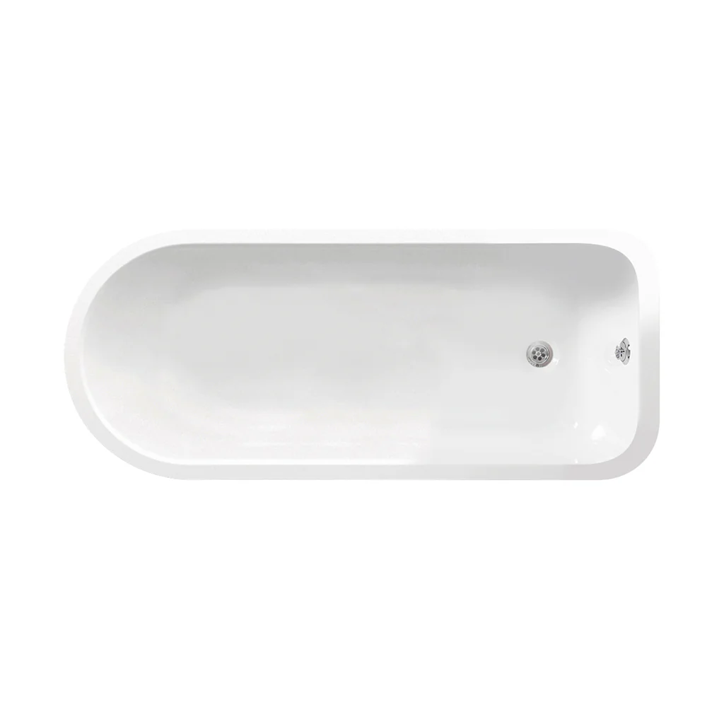 Synergy Cambridge Traditional Single Ended Bath 1470mm - White - Image 2