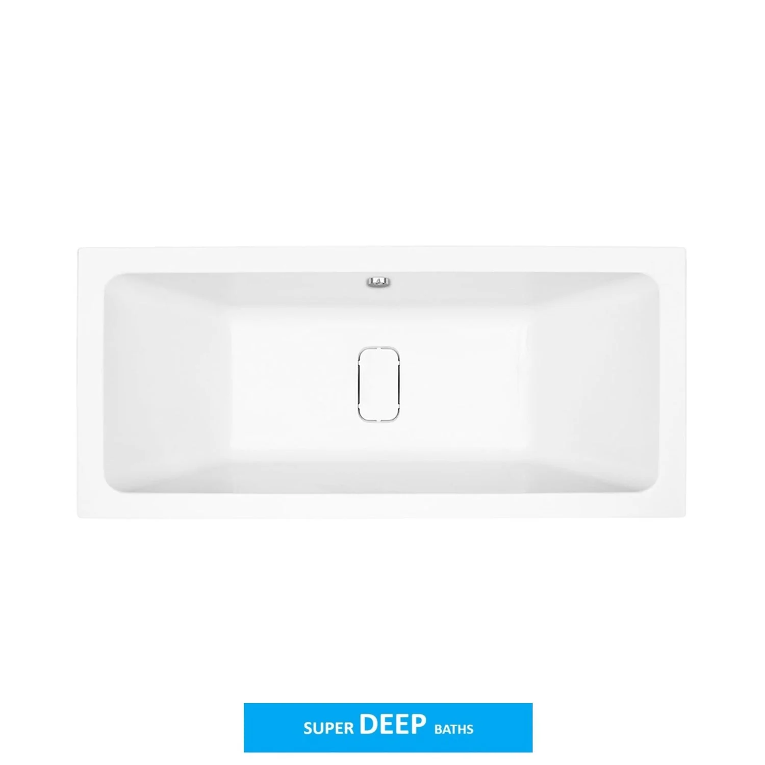 Carpi II Super Deep 1700 x 750 Bath with 12 Whirlpool Jets - Image 2