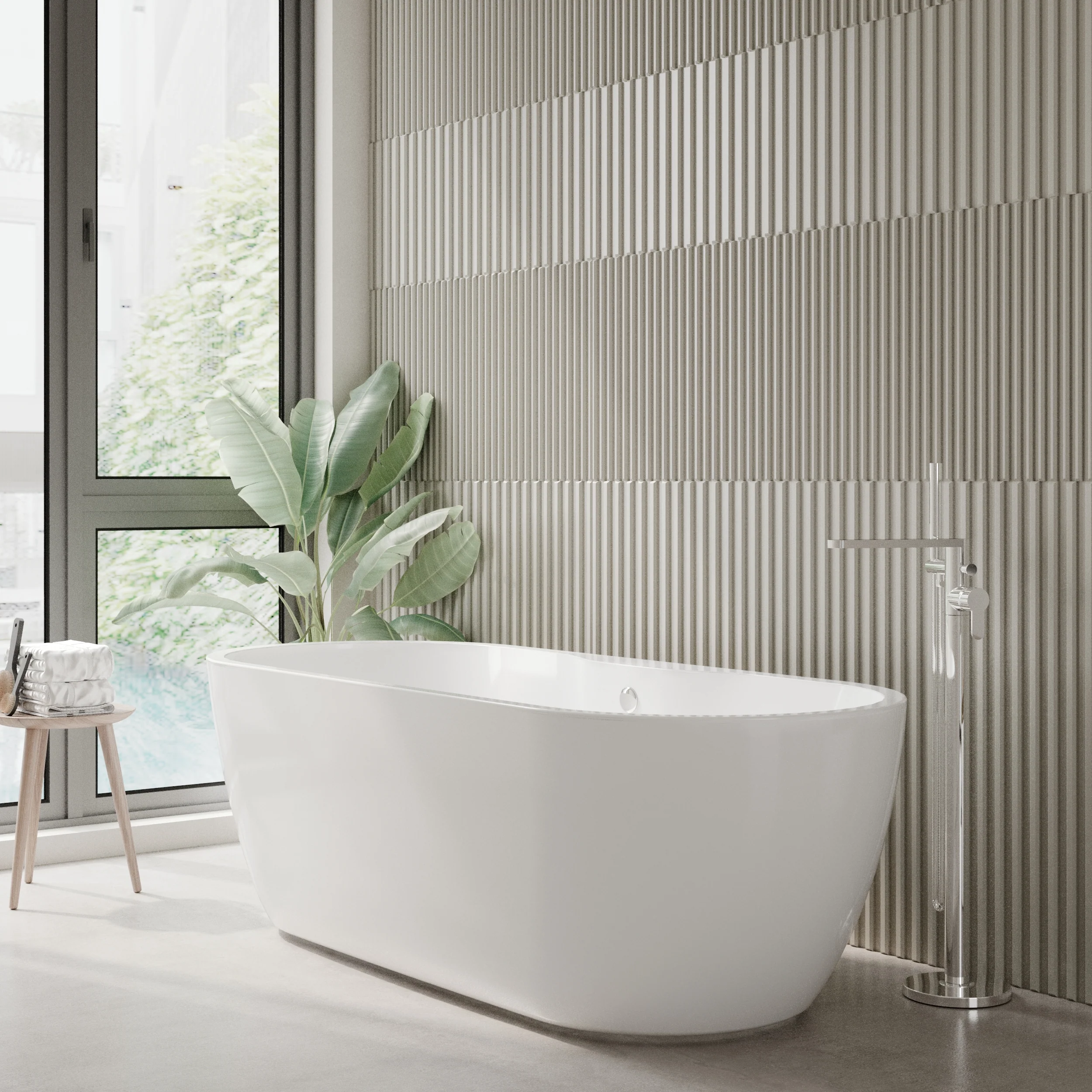 Cotswold 1800 x 750 Double Ended SUPER DEEP Freestanding Bath