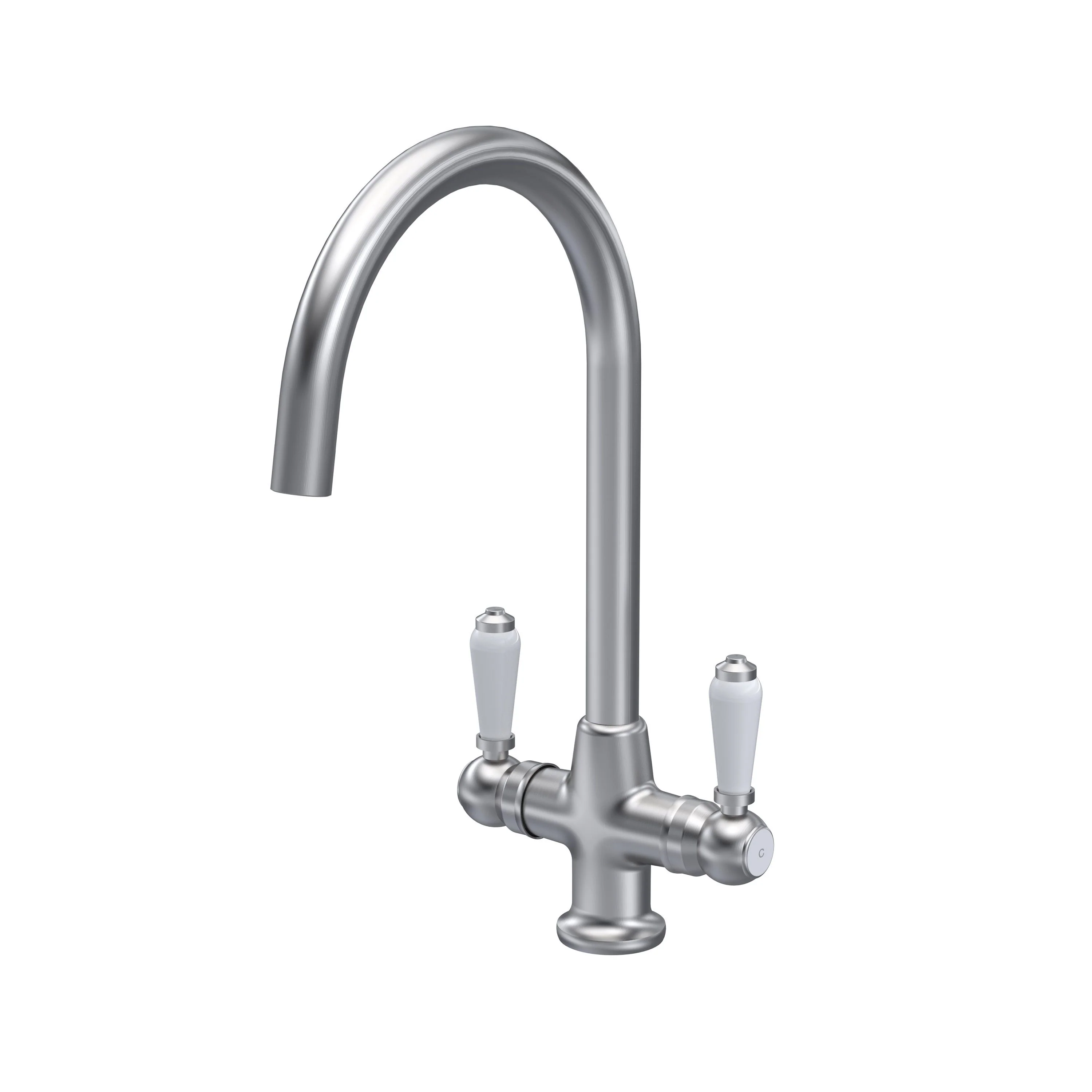 Cruciform Sink Mixer Lever - Brushed Nickel
