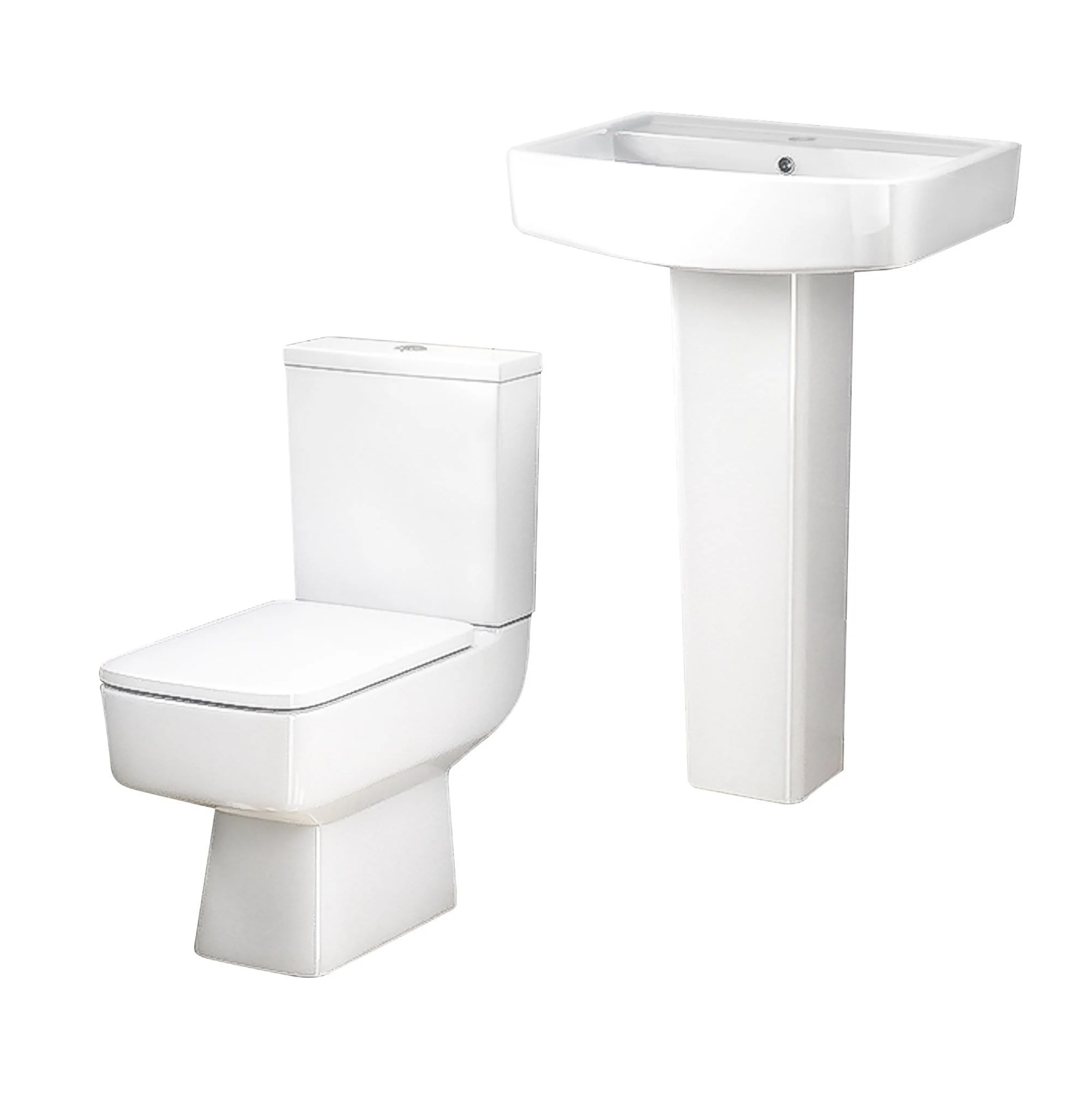 Crystalline Bliss Straight Bath Complete Bathroom Suite - Image 4