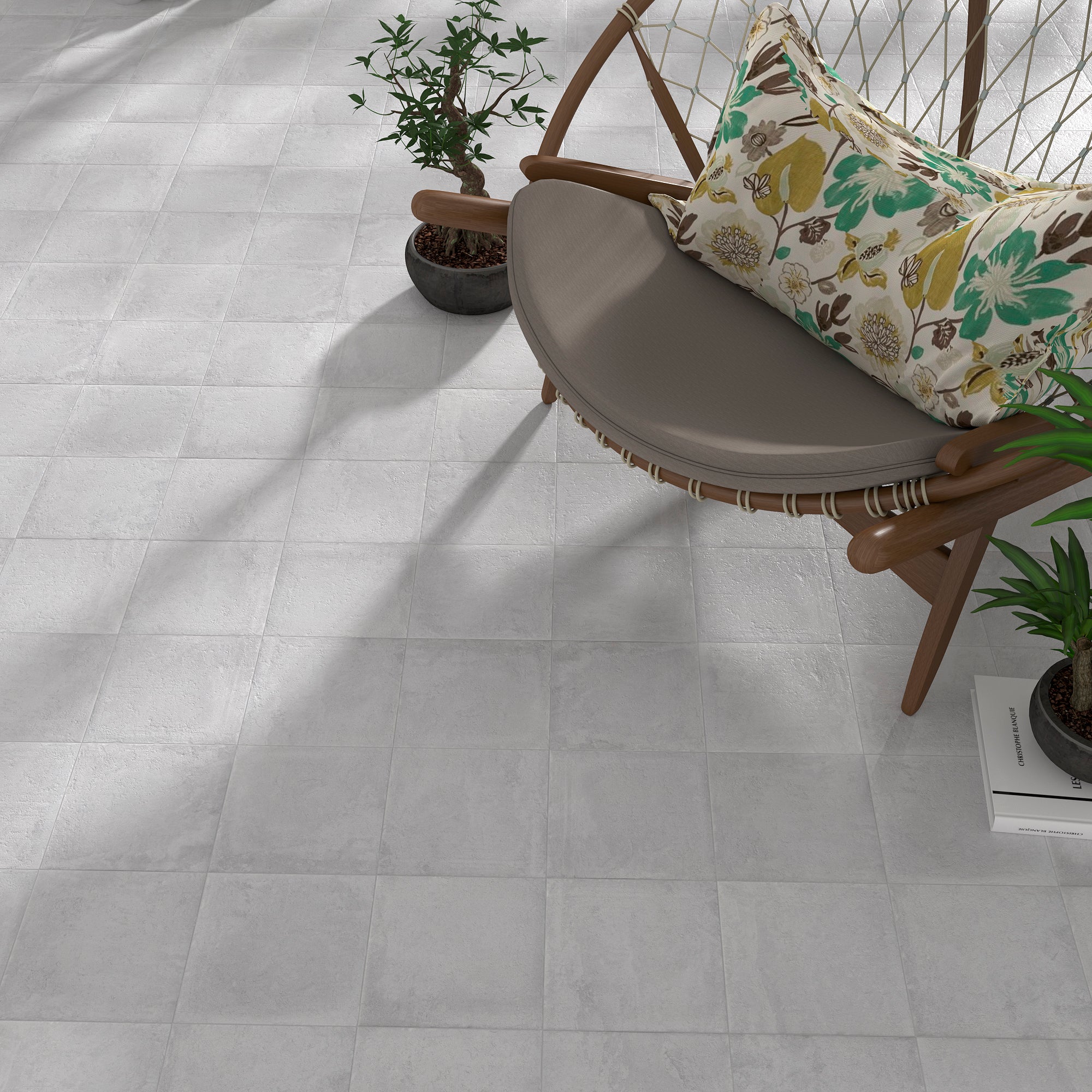 Darling Perla Grey Porcelain Square Tile
