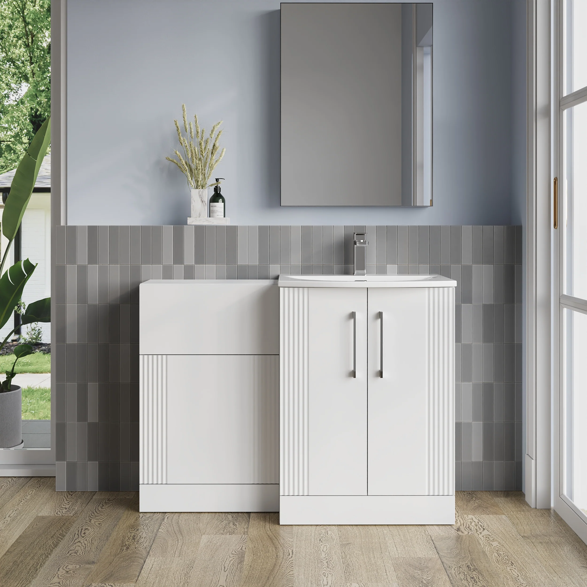 Deco Curved 1100 Combination Pack - Satin White - Image 14
